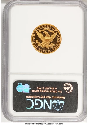 image for: 1887 $5 PR64 Cameo NGC....
