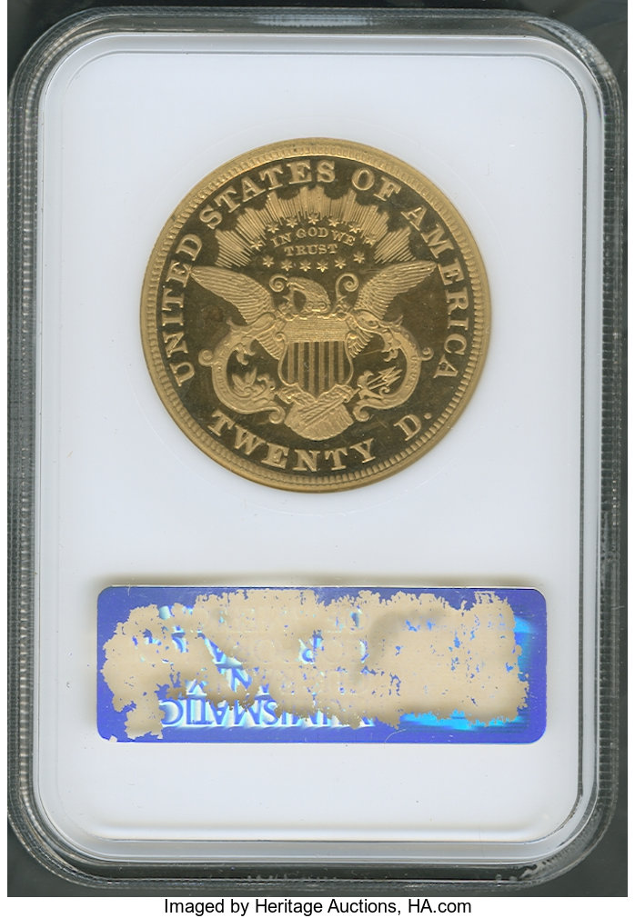 image for: 1870 $20 Cameo PR64 NGC. CAC....