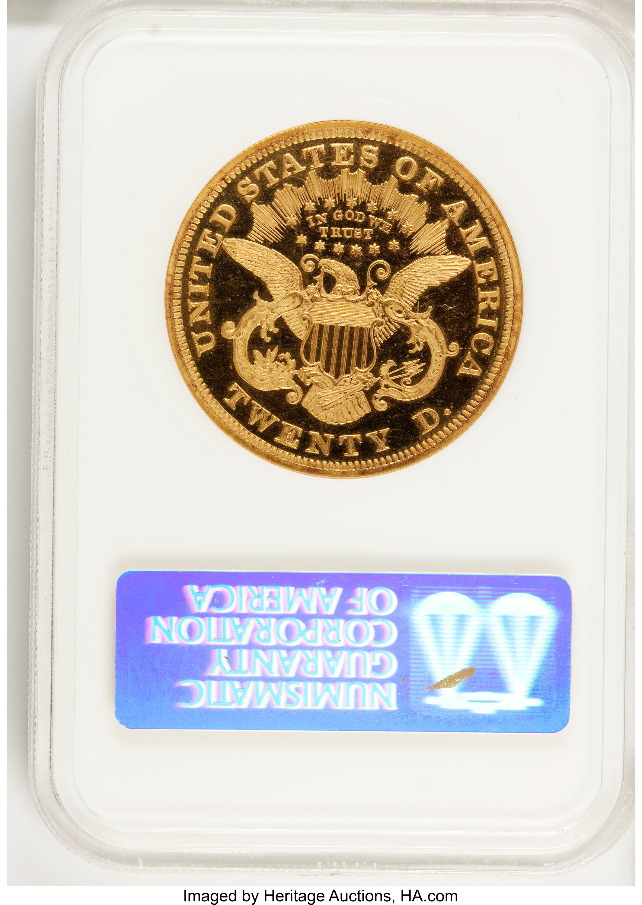 image for: 1874 $20 PR64 Cameo NGC. CAC....
