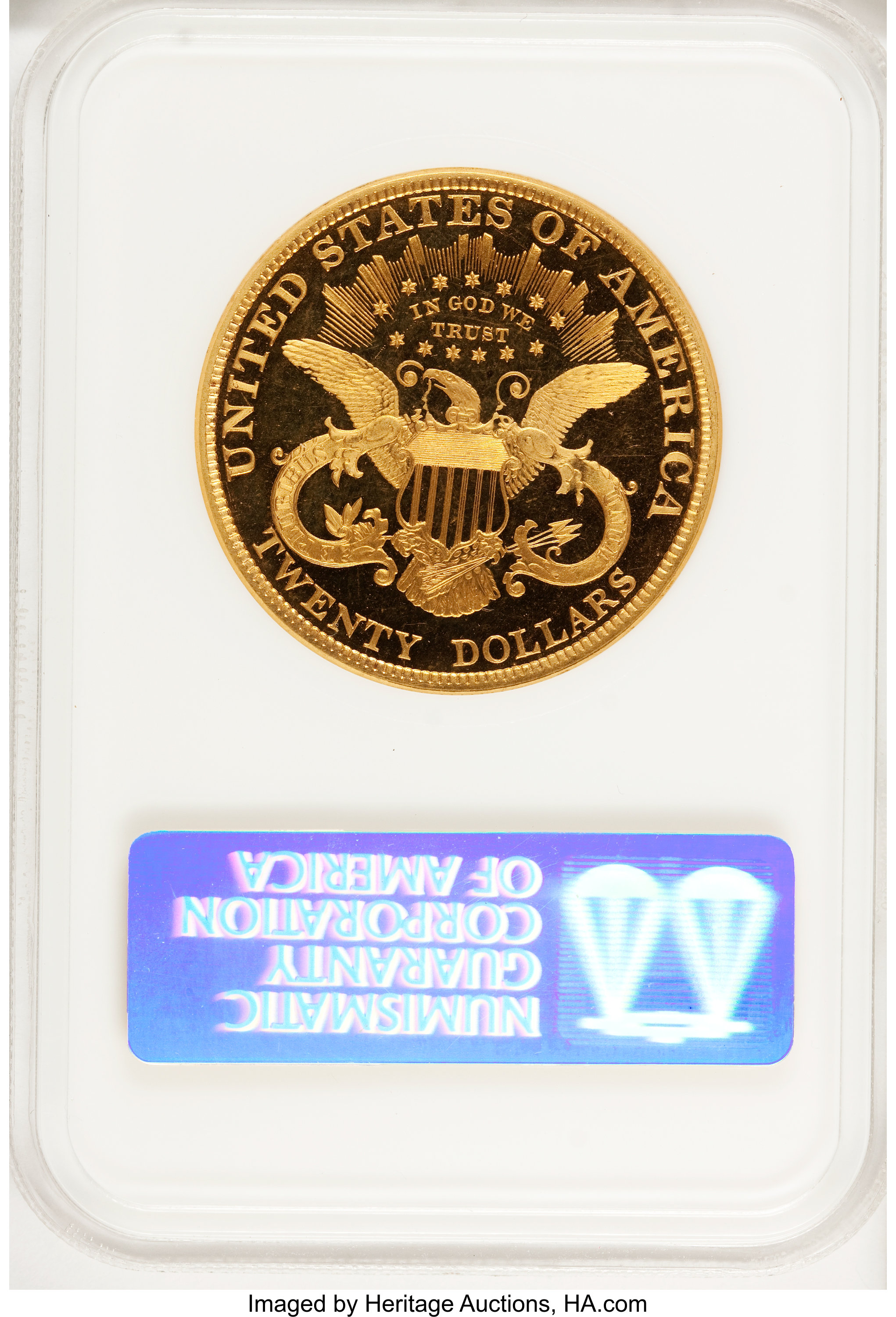 image for: 1882 $20 PR64 Cameo NGC. CAC....