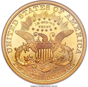 image for: 1888 $20 PR64 Cameo NGC. CAC....