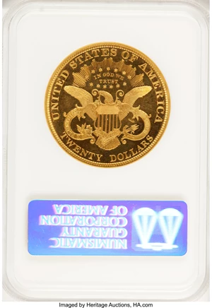 image for: 1888 $20 PR64 Cameo NGC. CAC....