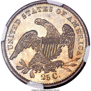 image for: 1834 Capped Bust Quarter PR65 NGC. B-2, R.7 as a Proof. ...