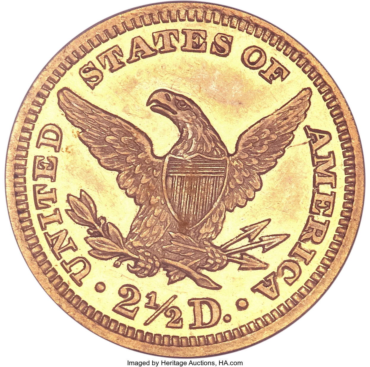 image for: 1898 $2 1/2 PR58 PCGS....
