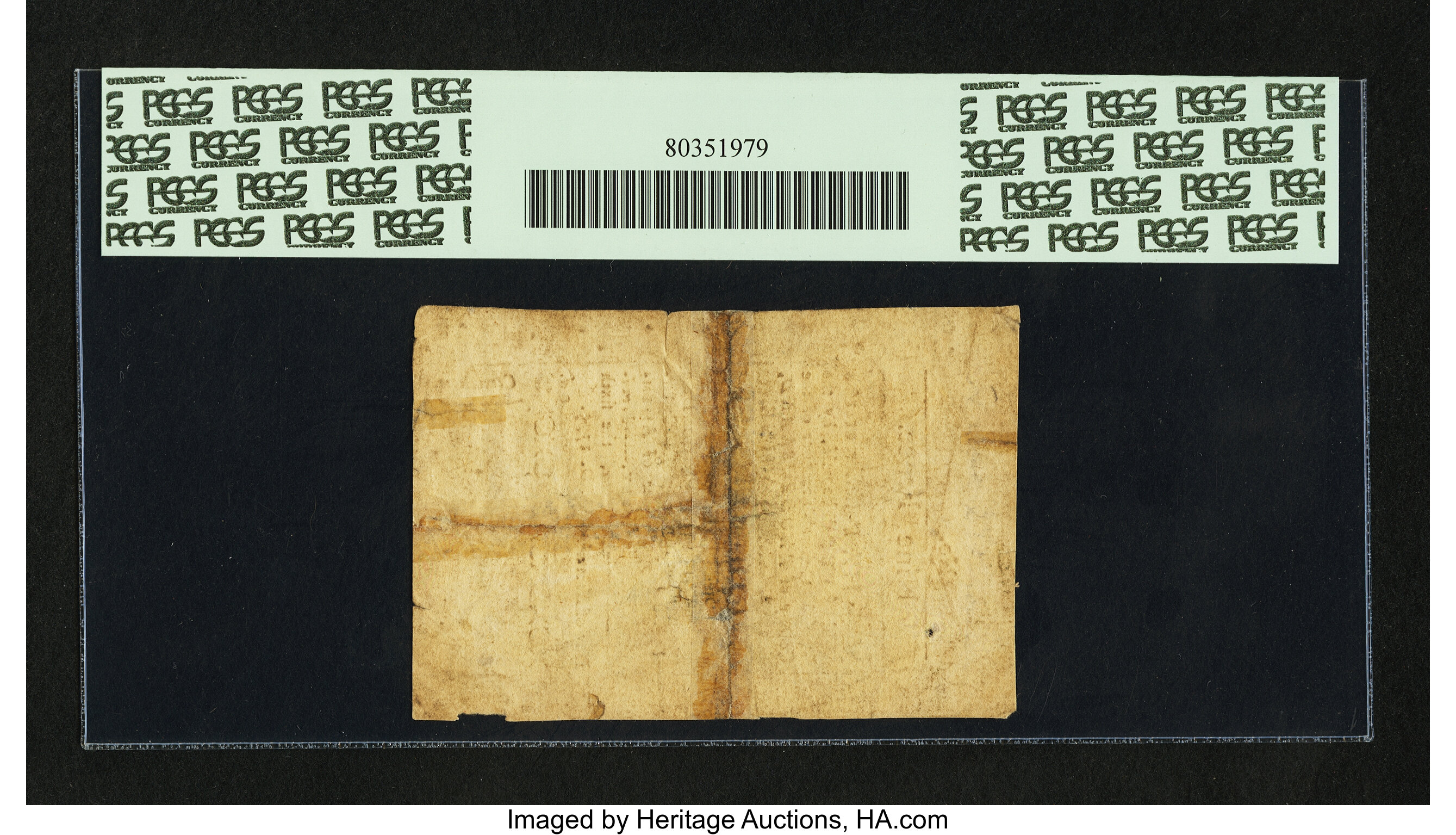 image for: Rhode Island November 6, 1775 9d PCGS Apparent Fine 12....