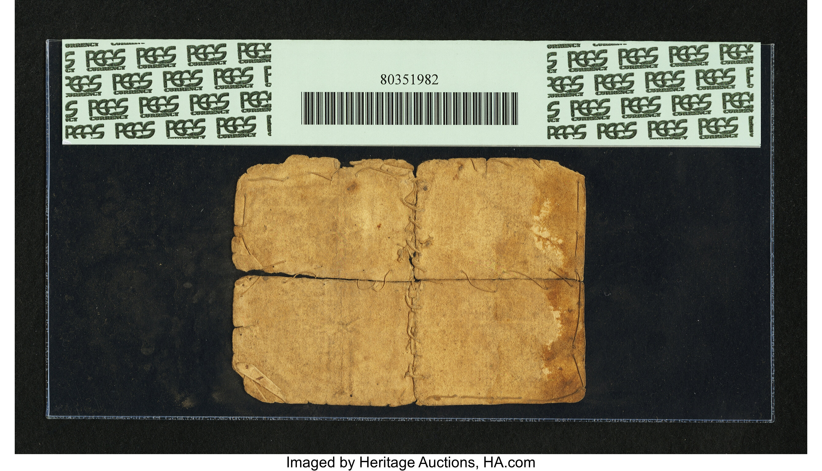 image for: Rhode Island November 6, 1775 2s PCGS Apparent Fine 12....