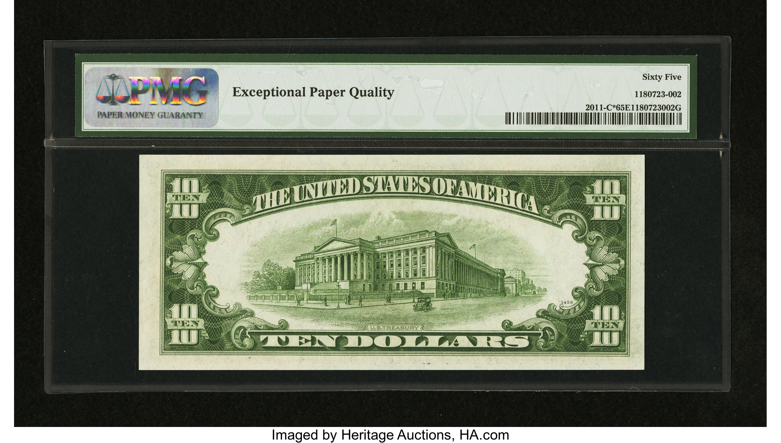image for: Fr. 2011-C* $10 1950A Federal Reserve Note. PMG Gem Uncirculated 65 EPQ....