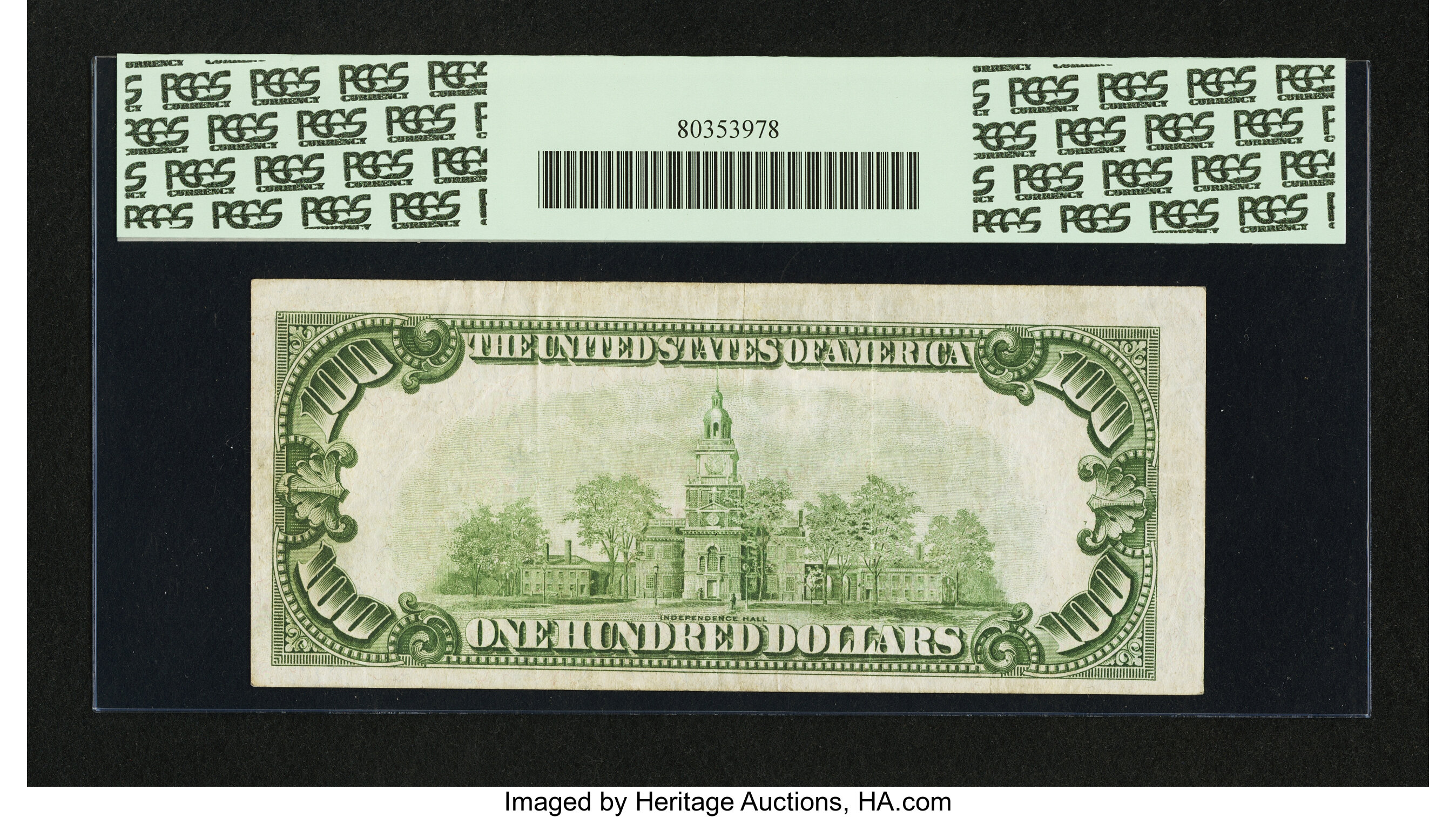 image for: Fr. 2150-G* $100 1928 Federal Reserve Note. PCGS Very Fine 35....