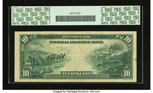 image for: Fr. 921 $10 1914 Federal Reserve Note PCGS Very Fine 25....