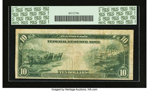 image for: Fr. 949 $10 1914 Federal Reserve Note PCGS Very Fine 20....