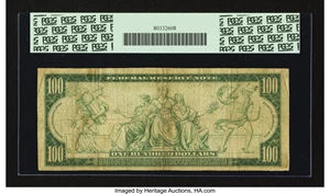 image for: Fr. 1084 $100 1914 Federal Reserve Note PCGS Apparent Fine 15....