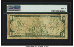 image for: Fr. 1084 $100 1914 Federal Reserve Note PMG Very Good 10....