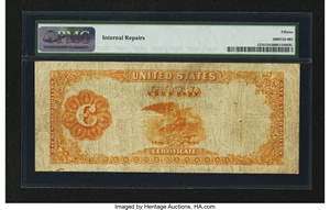 image for: Fr. 1210 $100 1882 Gold Certificate PMG Choice Fine 15 Net....