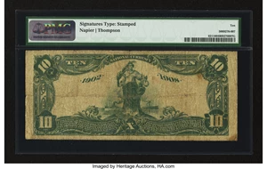image for: Dallas, TX - $10 1902 Date Back Fr. 621 The Merchants NB Ch. # (S)10331...
