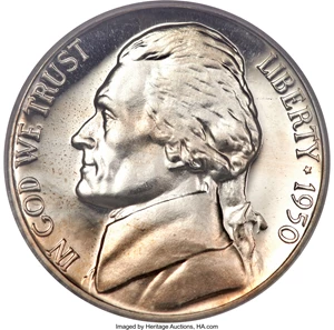 image for: 1950 5C PR67 Deep Cameo PCGS....