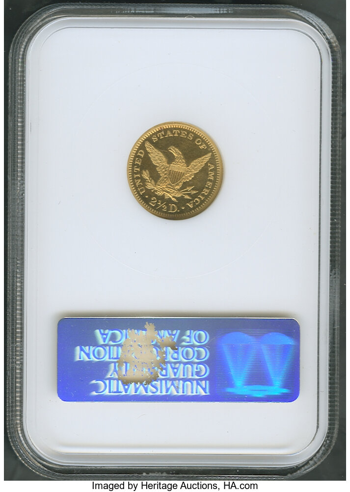 image for: 1875 $2 1/2 PR64 Cameo NGC. CAC....