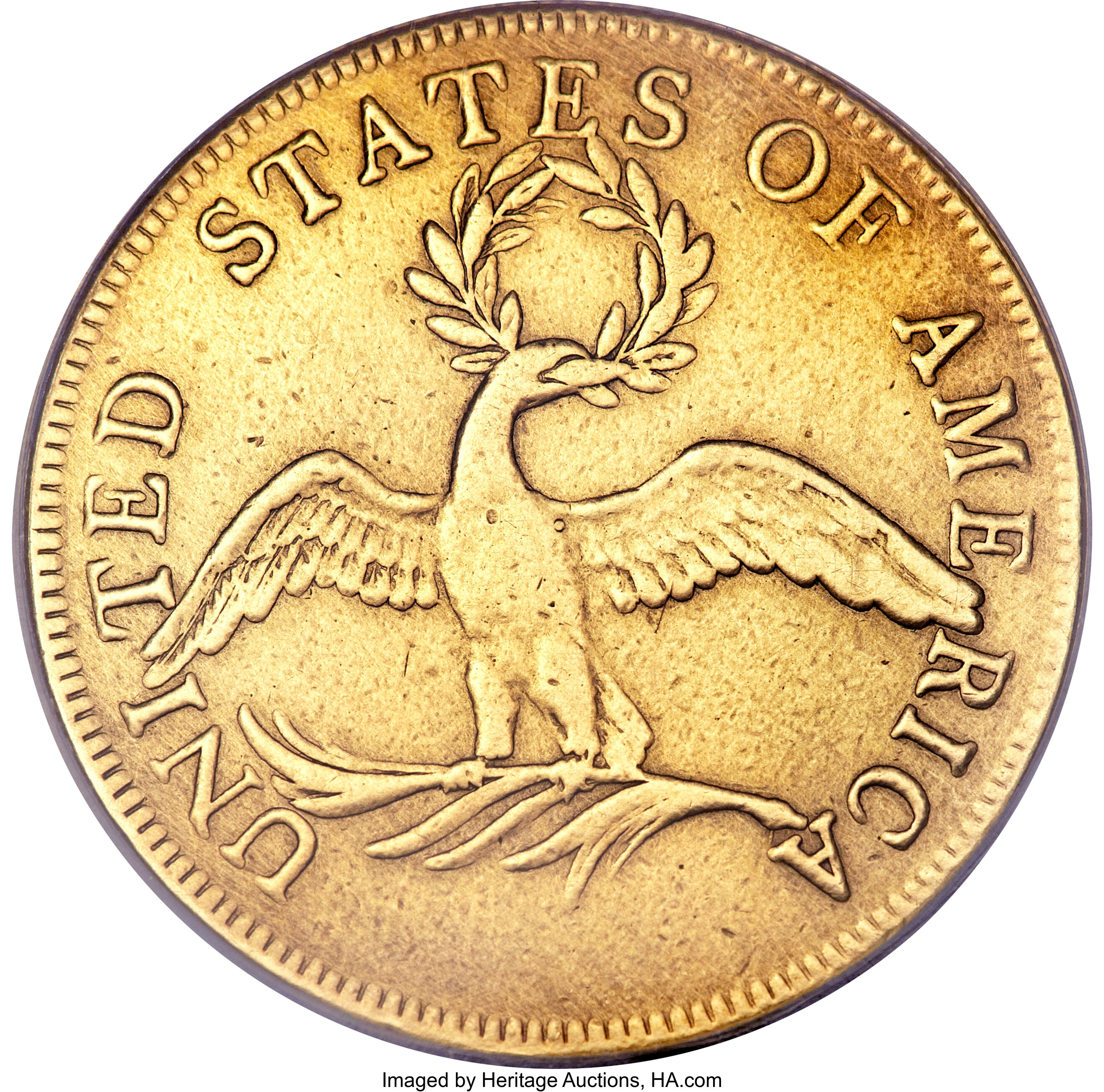 image for: 1797 $10 Small Eagle--Removed From Jewelry--NCS. VF Details. Breen-6833, Taraszka-7, BD-1, R.5. ...