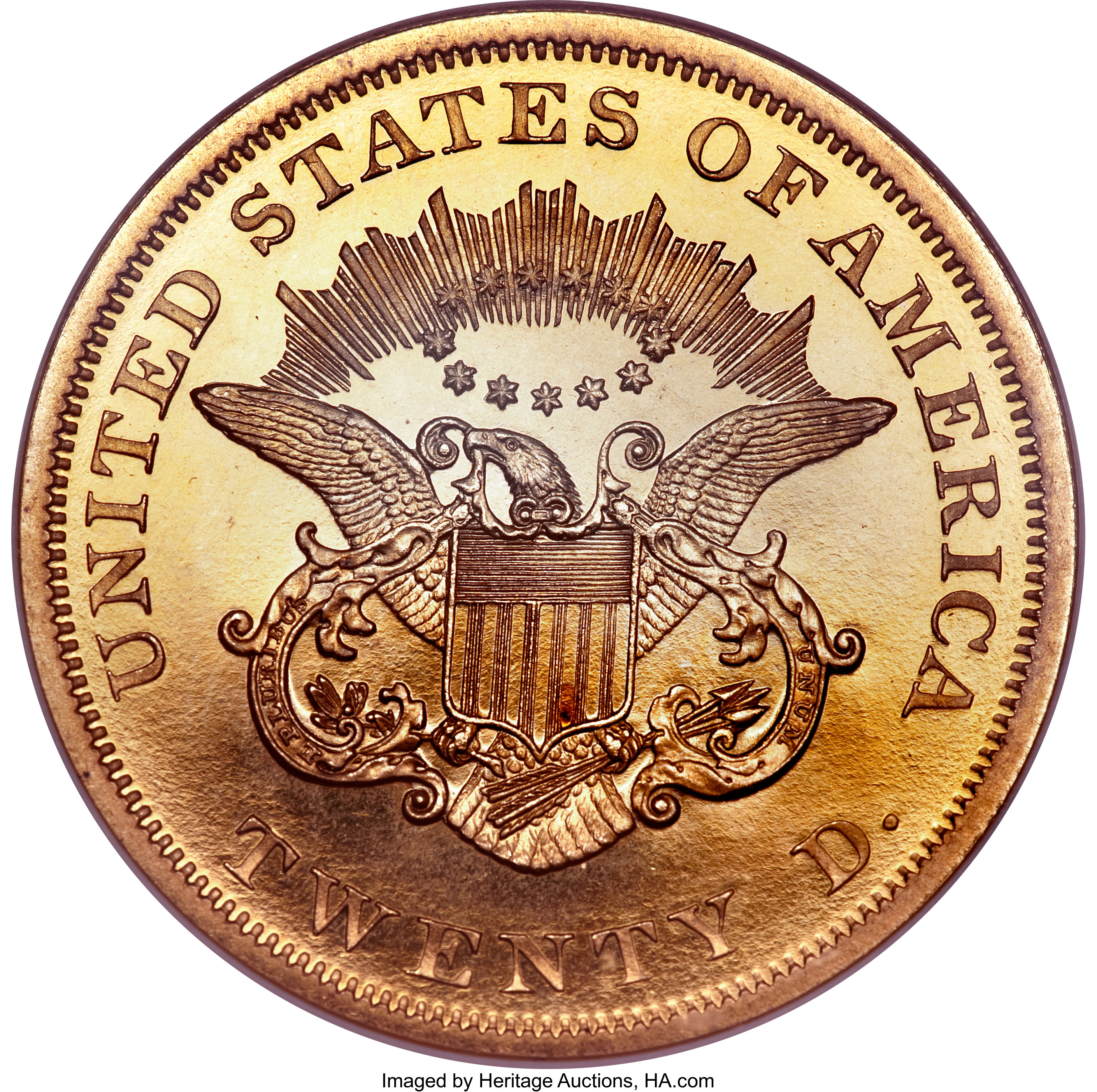 image for: 1864 $20 PR65 Ultra Cameo NGC....