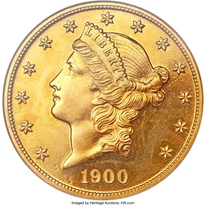 image for: 1900 $20 PR65 Cameo NGC....