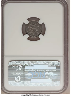 image for: 1834 Capped Bust Half Dime PR64 NGC. V-4, LM-4, R.6 as a Proof. ...