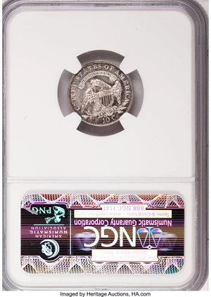image for: 1834 Capped Bust Dime PR65 NGC. JR-5, R.7 as a Proof. ...
