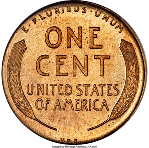 image for: 1909 1C VDB PR66 Red PCGS....