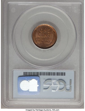 image for: 1909 1C VDB PR66 Red PCGS....