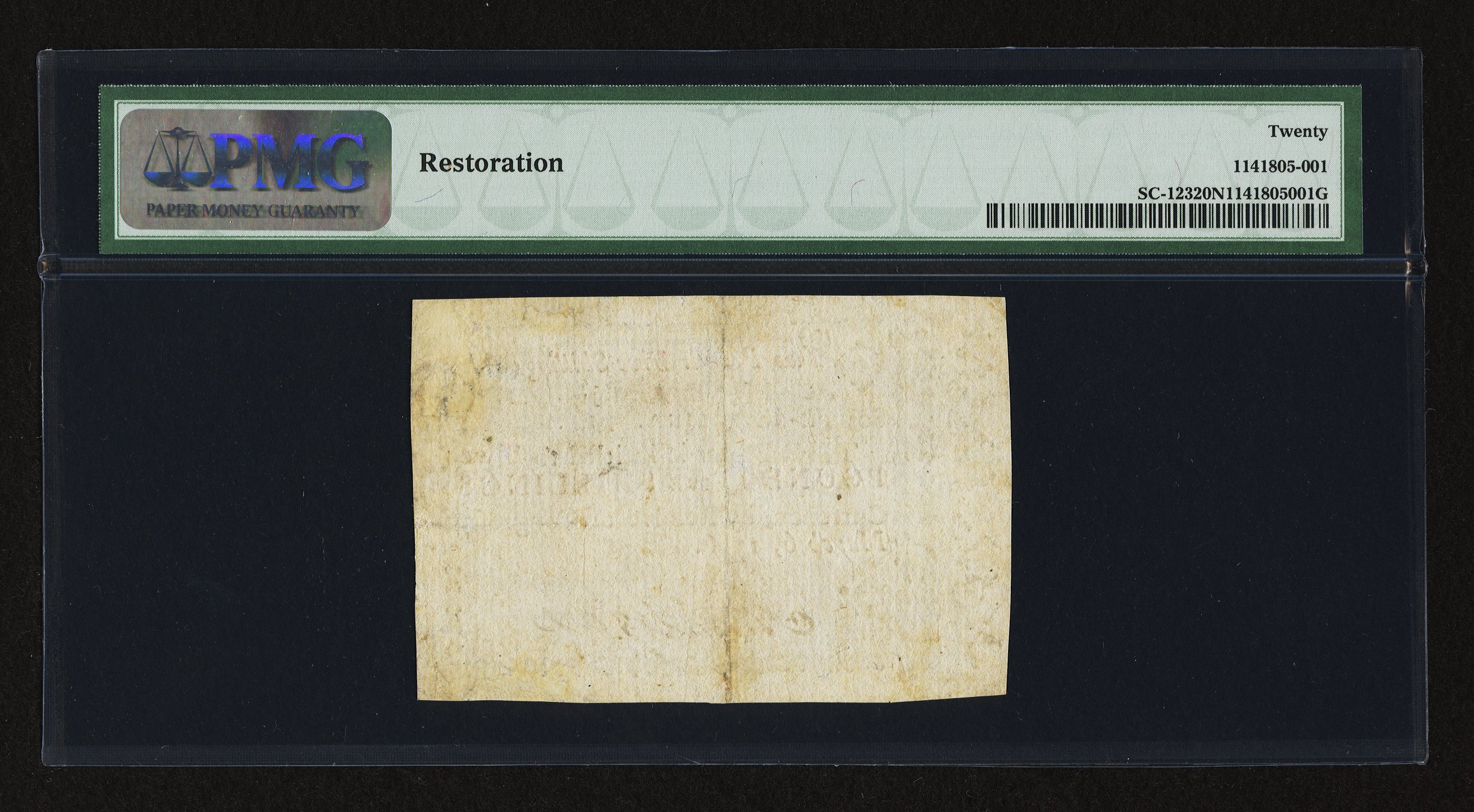 image for: South Carolina March 6, 1776 £2 5s PMG Very Fine 20....