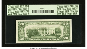 image for: Low Serial Number Fr. 2070-E $20 1969C Federal Reserve Note. PCGS Gem New 65PPQ....