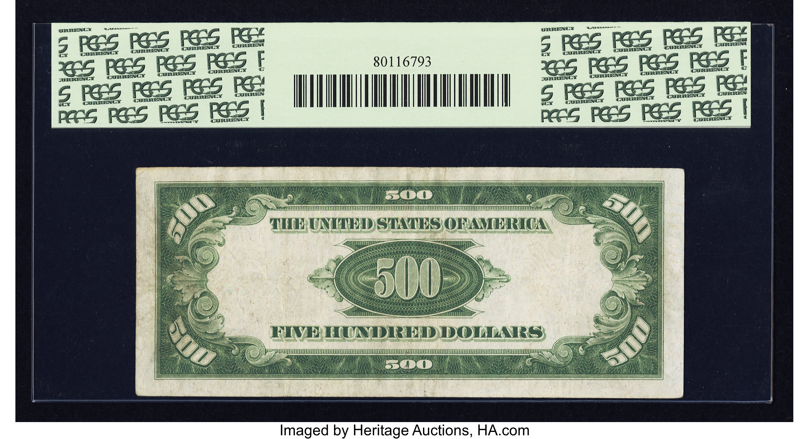 image for: Fr. 2200-A $500 1928 Federal Reserve Note. PCGS Very Fine 25....