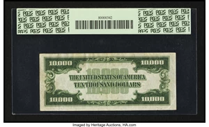 image for: Fr. 2231-G $10000 1934 Federal Reserve Note. PCGS Extremely Fine 45PPQ....