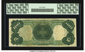 image for: Fr. 181 $100 1880 Legal Tender PCGS Very Fine 20....