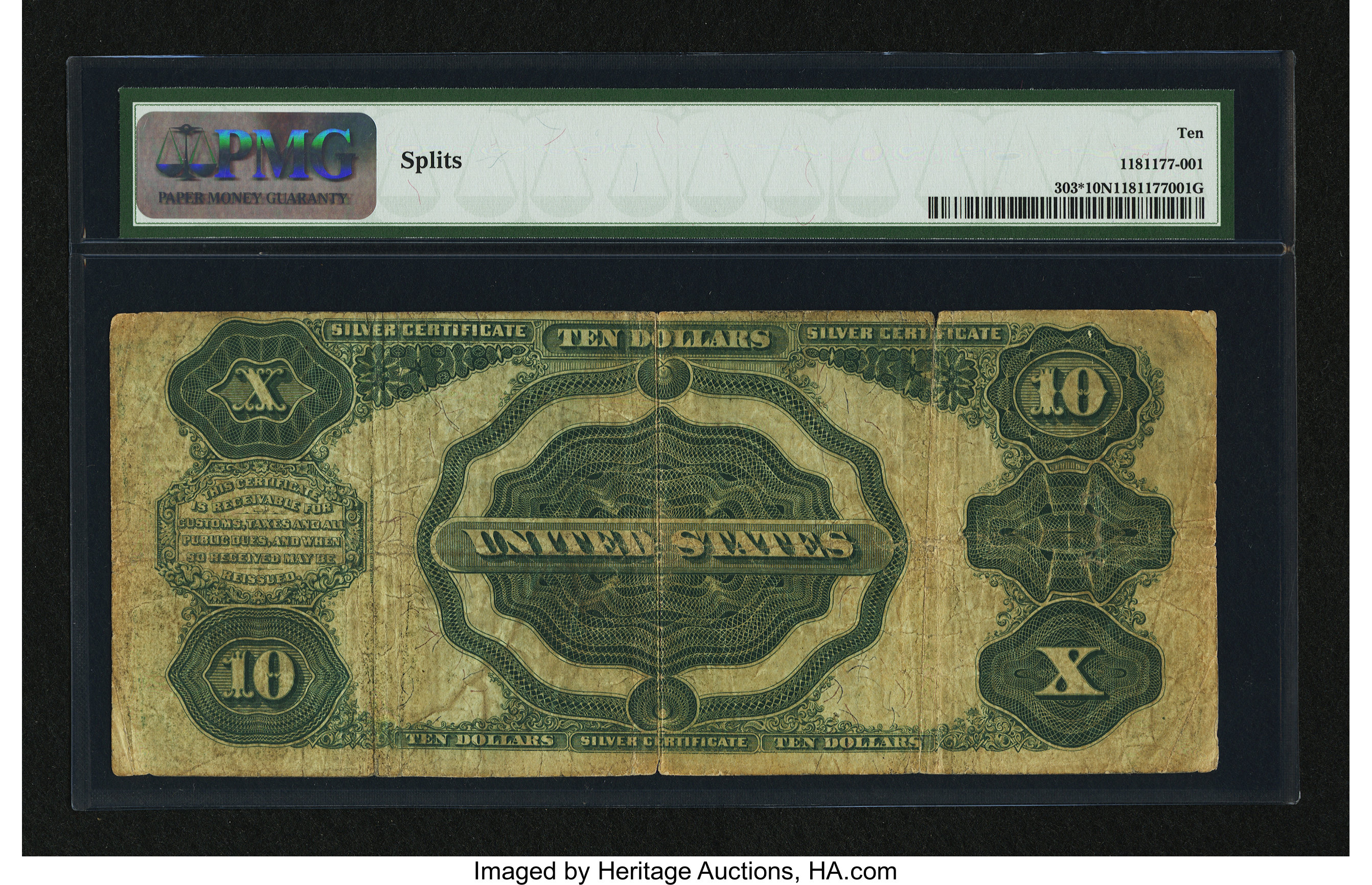 1908 $10  Star Replacement (Fr. 303*) thumbnail 2