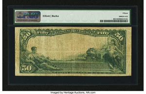 image for: Herrin, IL - $50 1902 Plain Back Fr. 683 The First NB Ch. # (M)5303...