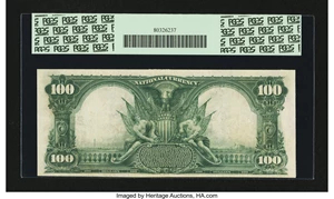 image for: Cedar Rapids, IA - $100 1902 Plain Back Fr. 705 The Merchants NB Ch. # 2511...