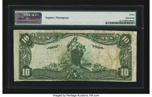 image for: Osage, IA - $10 1902 Date Back Fr. 621 The Farmers NB Ch. # (M)4885...