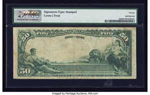 image for: Kansas City, MO - $50 1902 Date Back Fr. 668 The First NB Ch. # (M)3456...