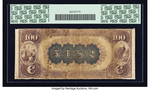 image for: Wilmington, NC - $100 1882 Brown Back Fr. 530 The Murchison NB Ch. # (S)5182...