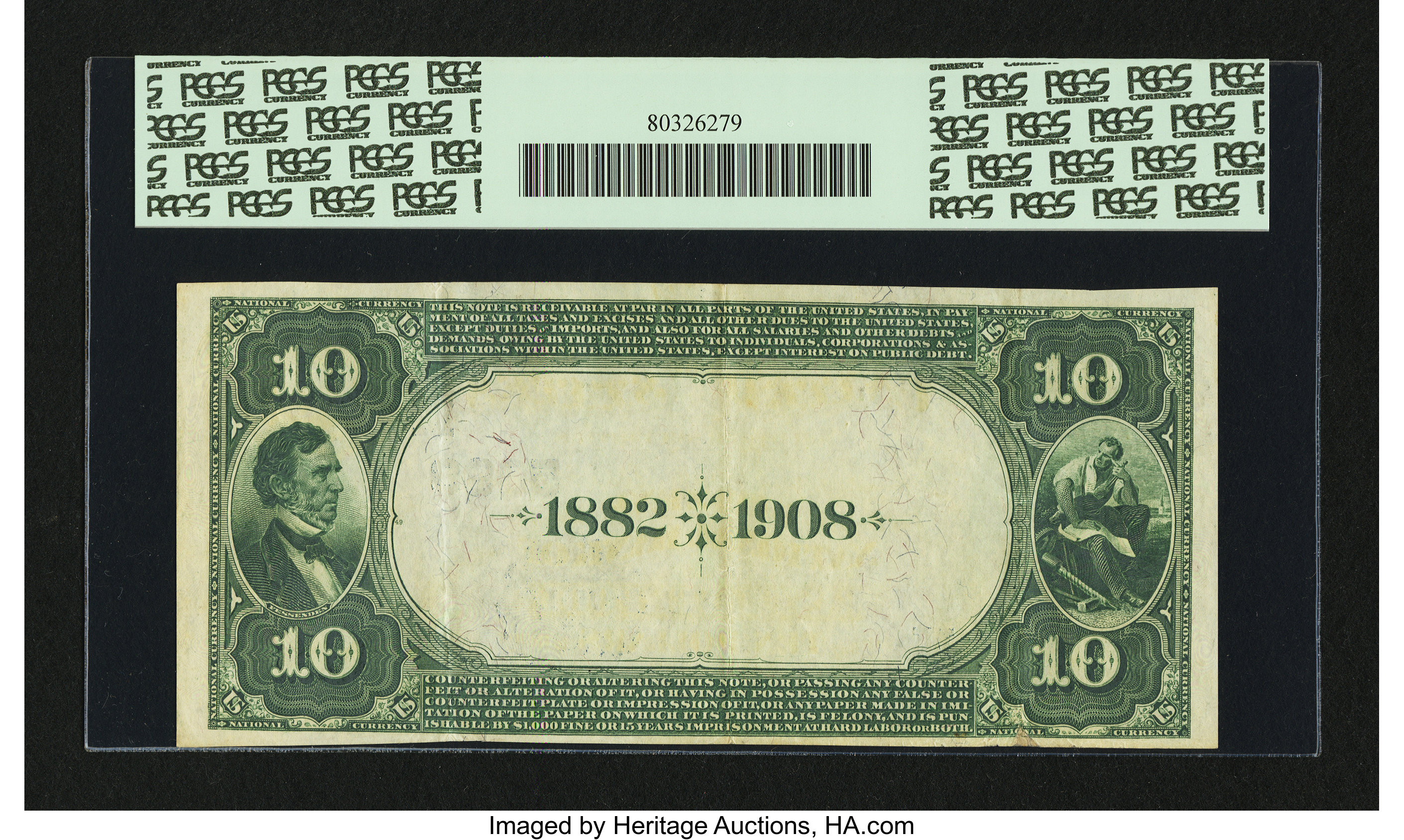 image for: East Liverpool, OH - $10 1882 Date Back Fr. 543 The Citizens NB Ch. # (M)5098...