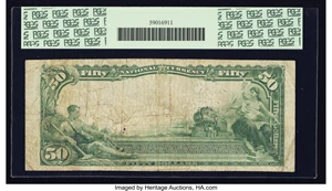image for: New Philadelphia, OH - $50 1902 Plain Back Fr. 679 The Citizens NB Ch. # 1999...