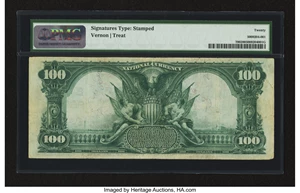 image for: Dallas, TX - $100 1902 Plain Back Fr. 700 The American Exchange NB Ch. # (S)3623...