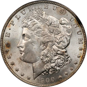 image for: 1900-O/CC Morgan Silver Dollar. VAM-12. Top 100 Variety. MS-64 (PCGS).
