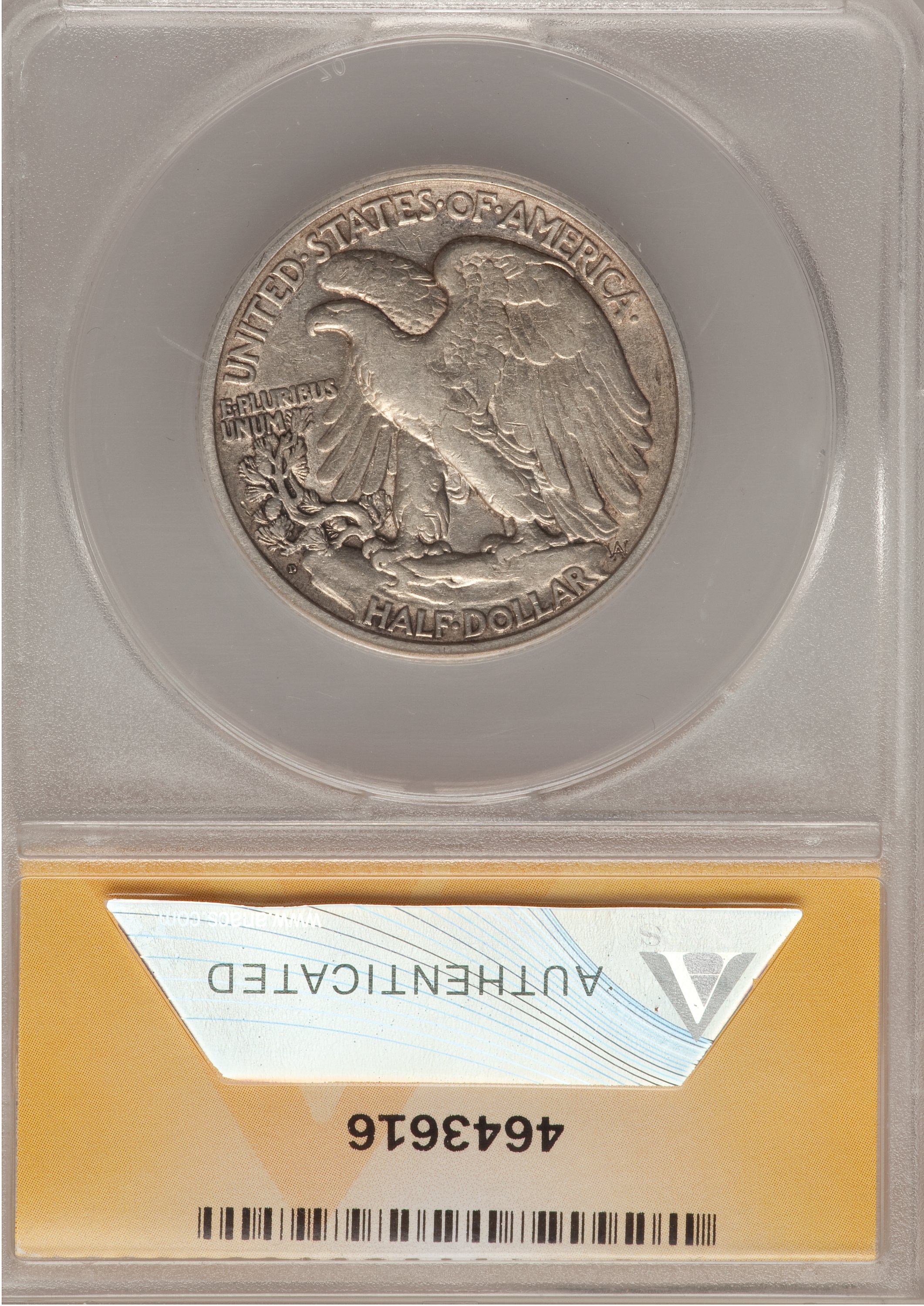 1929-D 50c VF30 thumbnail 2