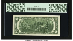 image for: Courtesy Autographed Fr. 1935-B $2 1976 Federal Reserve Note. PCGS Gem New 65PPQ....