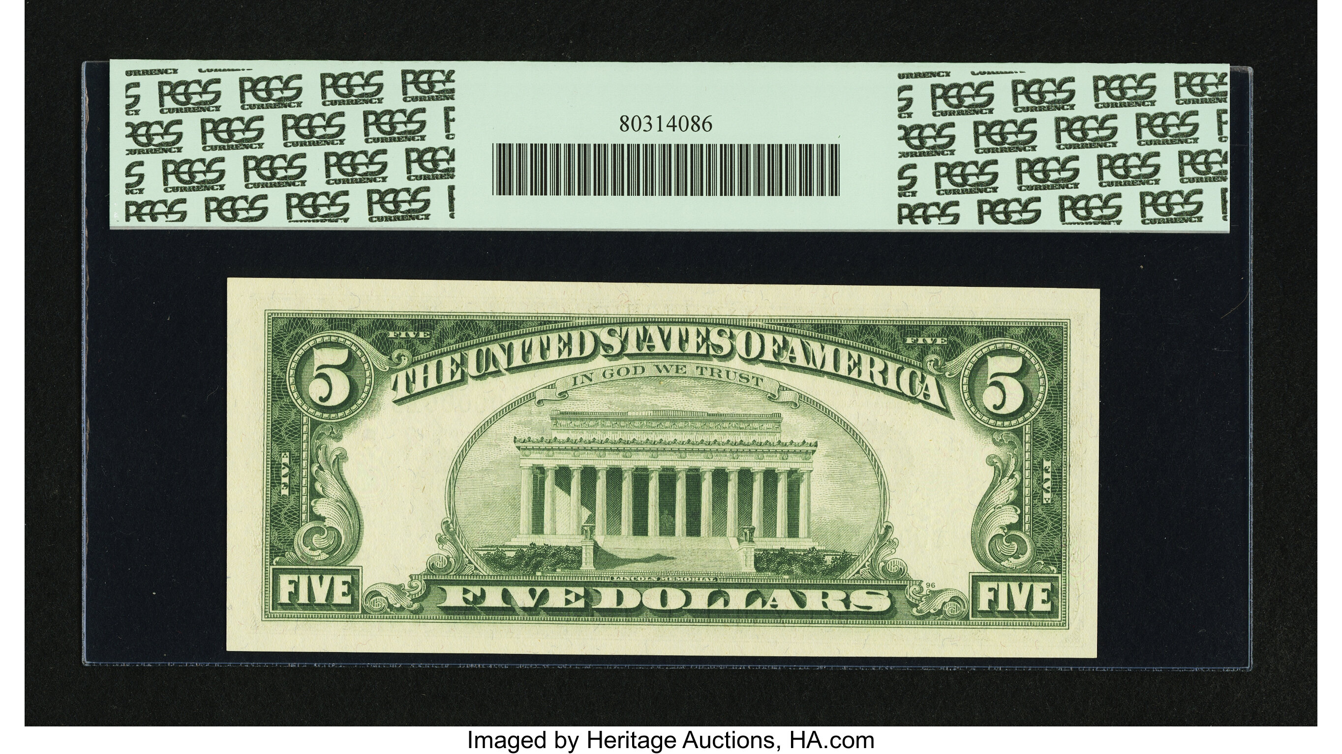 image for: Low Serial Number Fr. 1969-H* $5 1969 Federal Reserve Star Note. PCGS Very Choice New 64PPQ....