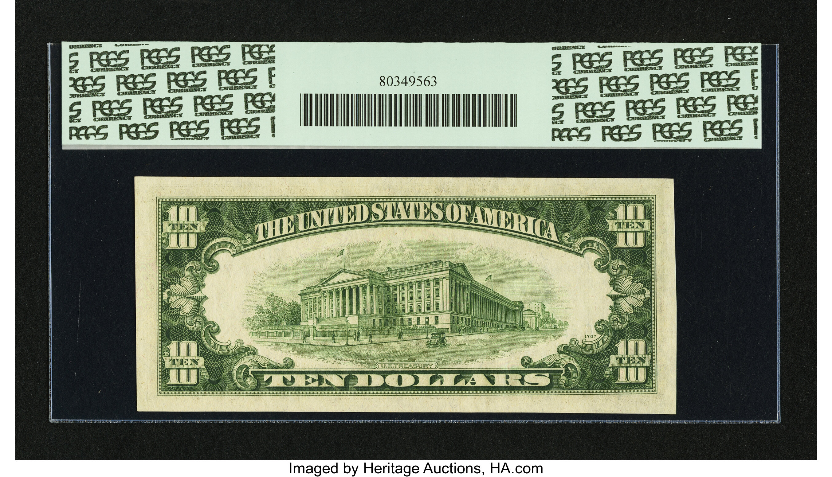 image for: Fr. 2015-G* $10 1950E Federal Reserve Note. PCGS Very Choice New 64PPQ....