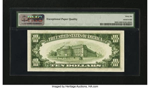 image for: Fr. 2009-G $10 1934D Federal Reserve Note. PMG Gem Uncirculated 66 EPQ....