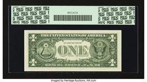 image for: Courtesy Autographed Fr. 1907-A $1 1969D Federal Reserve Note. PCGS Gem New 65PPQ....