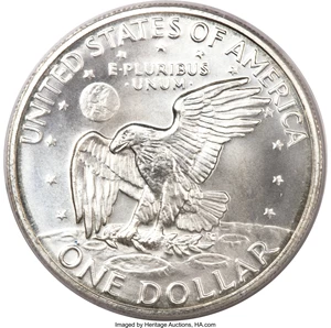 image for: 1972-S $1 Silver MS69 PCGS....