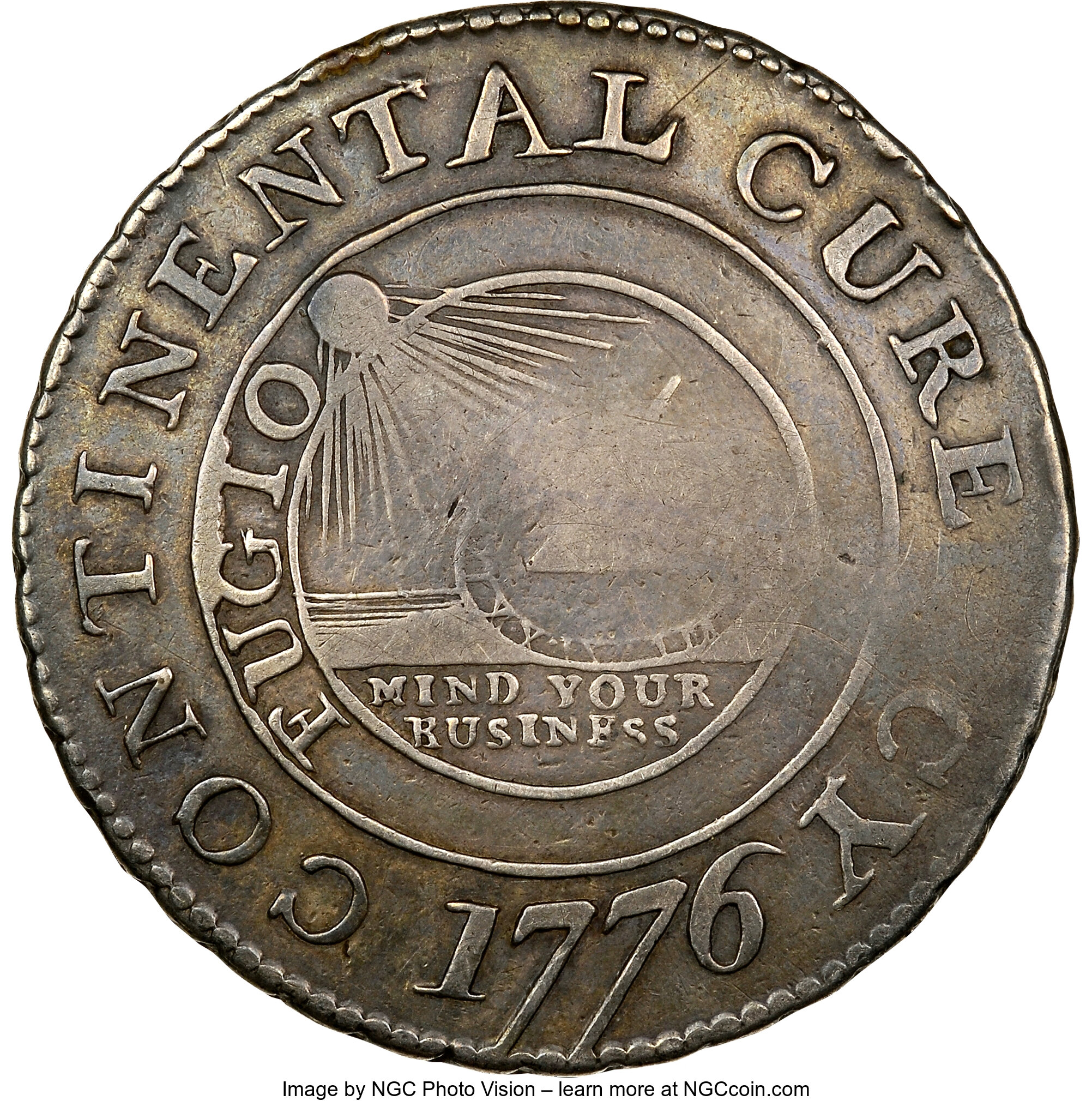 1776 Silver Dollar Continental Dollar CURENCY Silver Business